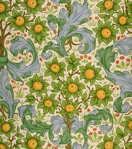 Boomgaard, Dearle, 1899 door William Morris